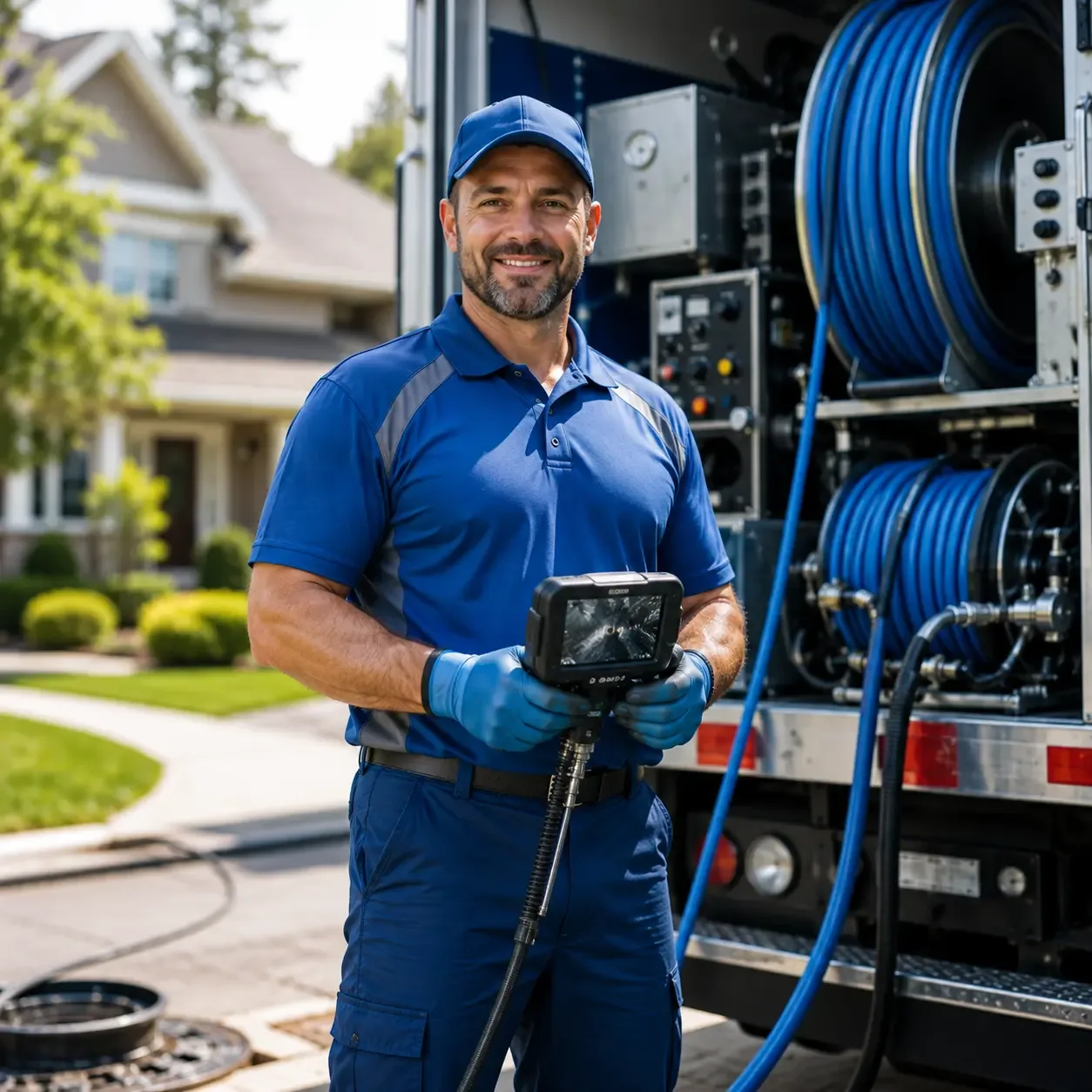 Local outdoor drain cleaning specialists in New Lebanon, OH